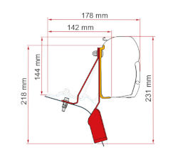Fiamma Kit Ford Custom Nugget 2019 Onwards