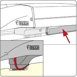 Fiamma Kit Rain Guard F40 Ford Custom (SWB) RHD