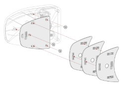 Fiamma Kit Spacer Safe Door - Grey Aft 2017