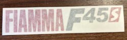 Fiamma Label F45 S - Red Text