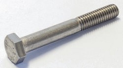 Part Thread Plain Hexagon Bolt - M6 x 50mm