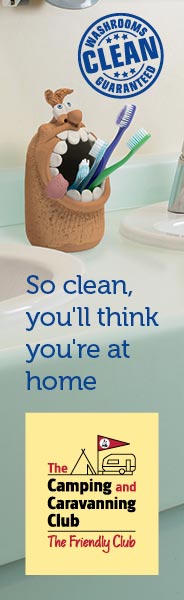 Clean washrooms guaranteed at all of our Club campsites- so clean you�ll think you�re at home